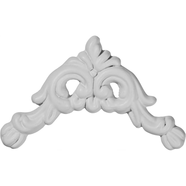 Ekena Millwork 3 3/4"W x 3 3/4"H x 1/4"P Edinburgh Corner Onlay ONL03X03ED - main